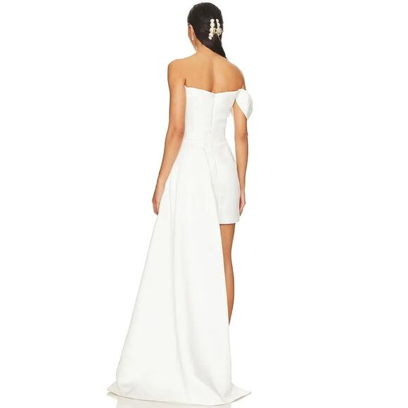 SAU LEE Brenda Dress in White - Picture 2 of 15